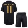 Officiële Voetbalshirt + Korte Broek Real Madrid Rodrygo 11 Derde 2023-24 - Kids